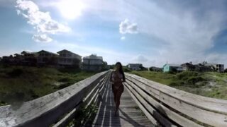 (VR) Pashence Marie On A Day At The Beach